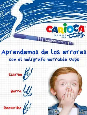 Boligrafo borrable Oops